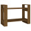 VidaXL (honey brown) vidaXL Solid Wood Pine Book Cabinet/Room Divider Bookcase Rack Multi Colours 1