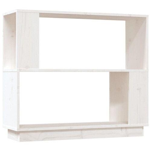 VidaXL (white) vidaXL Solid Wood Pine Book Cabinet/Room Divider Rack Book Shelf Multi Colours