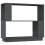 VidaXL (grey) vidaXL Solid Wood Pine Book Cabinet/Room Divider Rack Book Shelf Multi Colours 1