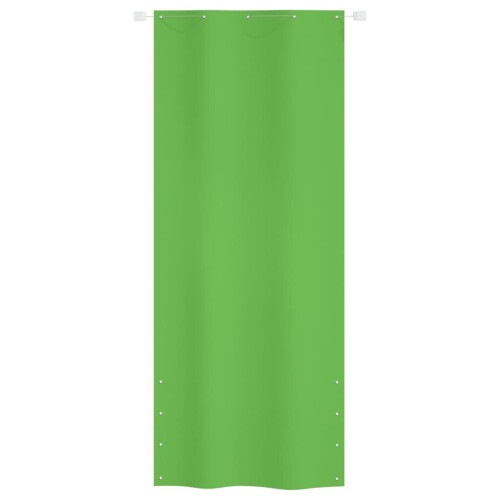 VidaXL vidaXL Balkon-Sichtschutz Hellgrün 100x240 cm Oxford-Gewebe 1
