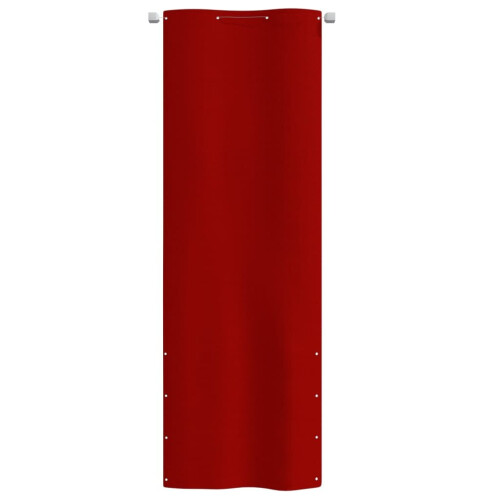VidaXL vidaXL Balkon-Sichtschutz Rot 80x240 cm Oxford-Gewebe 1