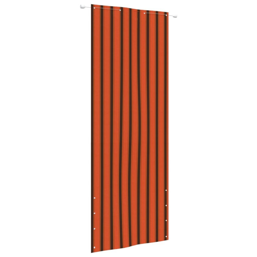 (orange and brown, 80 x 240 cm) vidaXL Balcony Screen Oxford Fabric Fence Screen Multi Colours Multi Sizes