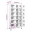 VidaXL vidaXL Locker Cabinet White Steel Office Storage Filling Cabinet Furniture 4