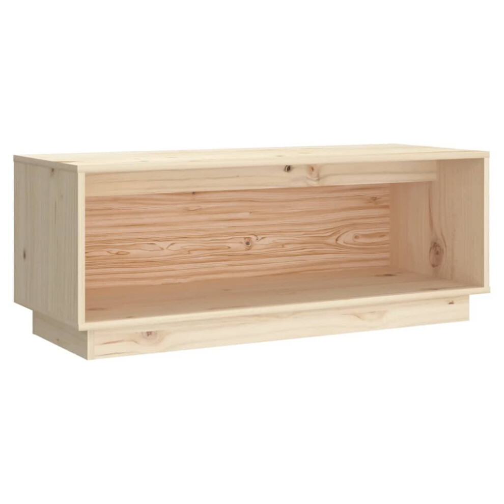 Vidaxl (Brown) Solid Wood Pine Tv Cabinet Wooden Media Unit Furniture Multi Colours Brown