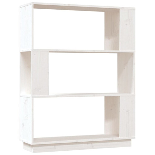 VidaXL (white) vidaXL Solid Wood Pine Book Cabinet/Room Divider Rack Book Shelf Multi Colours