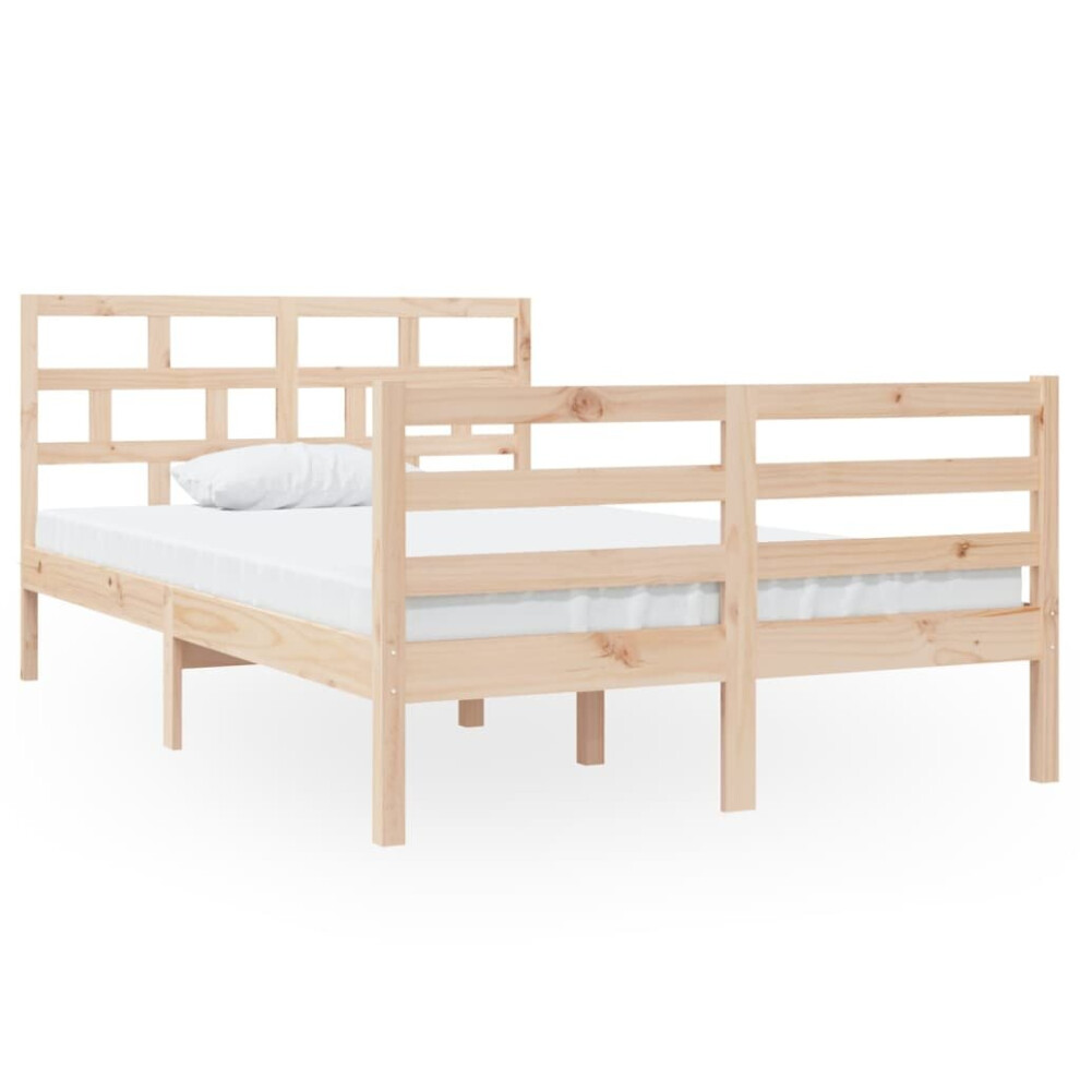 (brown, 120 x 190 cm) vidaXL Solid Wood Pine Bed Frame Indoor Bedstead Multi Colours Multi Sizes