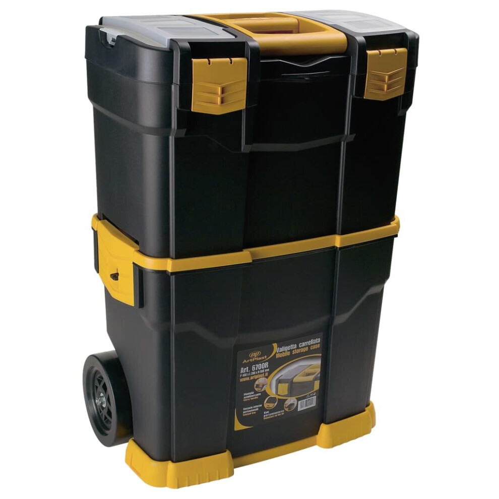 Vidaxl Rolling Tool Box Storage Box Tool Case Storage Case Tool Organiser Pp