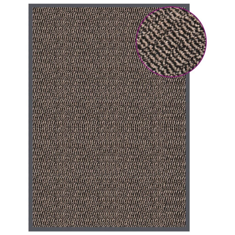 Vidaxl (Dark Brown, 60 X 90 Cm) 1/2X Dust Control Mat Rectangular Tufted Rug Multi Colours Multi Sizes