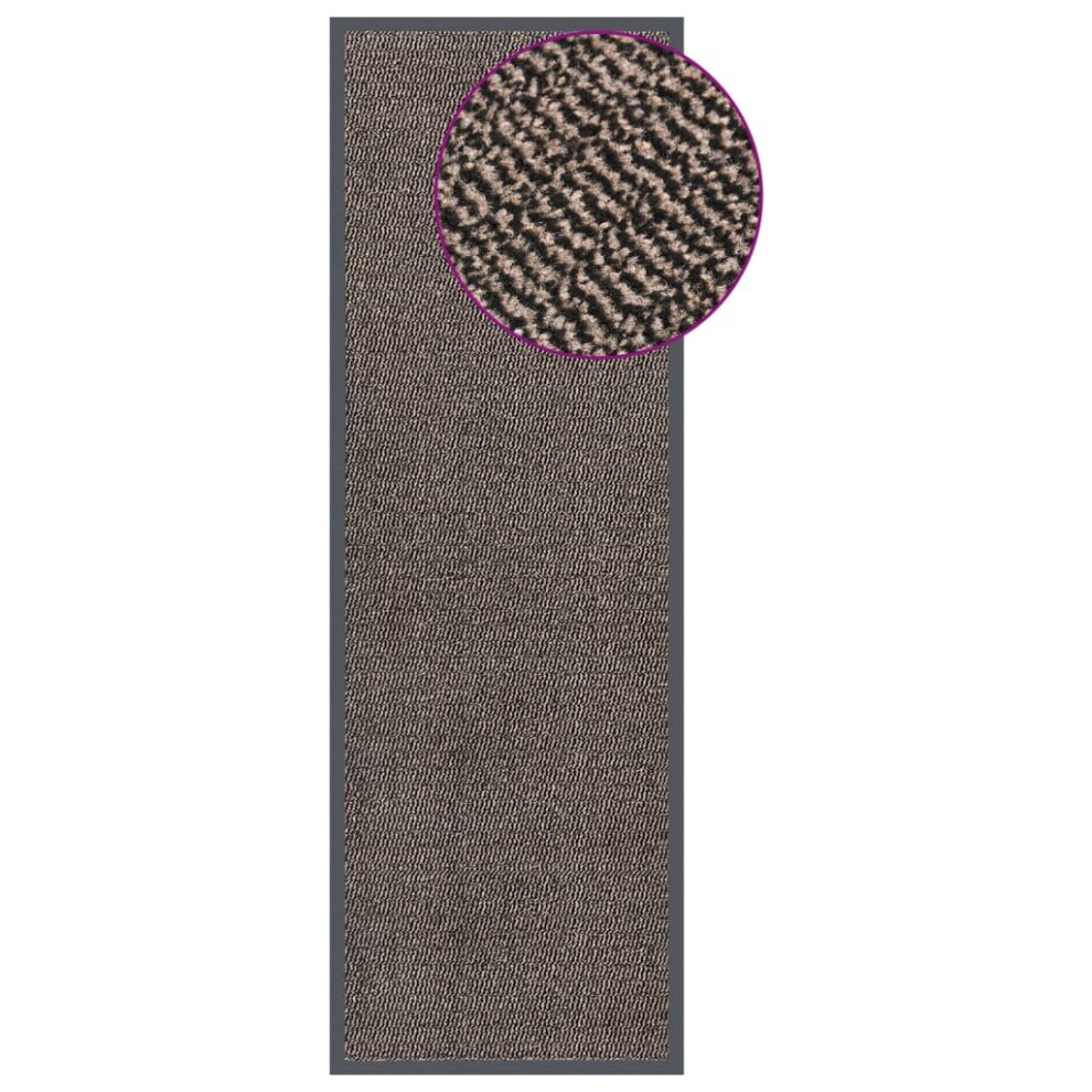 Vidaxl (Dark Brown, 60 X 180 Cm) 1/2X Dust Control Mat Rectangular Tufted Rug Multi Colours Multi Sizes