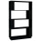 VidaXL (black) vidaXL Solid Wood Pine Book Cabinet/Room Divider Storage Rack Multi Colours 1