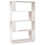 VidaXL (white) vidaXL Solid Wood Pine Book Cabinet/Room Divider Storage Rack Multi Colours 1