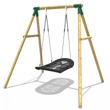 Rebo Boat Swing Seat Garden Single Swing Set for Kids - Single Boat