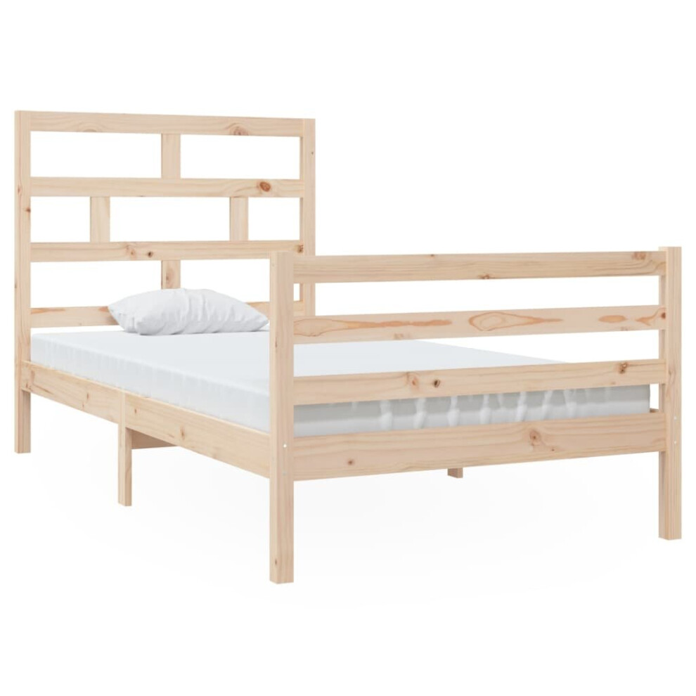 (brown, 100 x 200 cm) vidaXL Solid Wood Pine Bed Frame Indoor Bedstead Multi Colours Multi Sizes