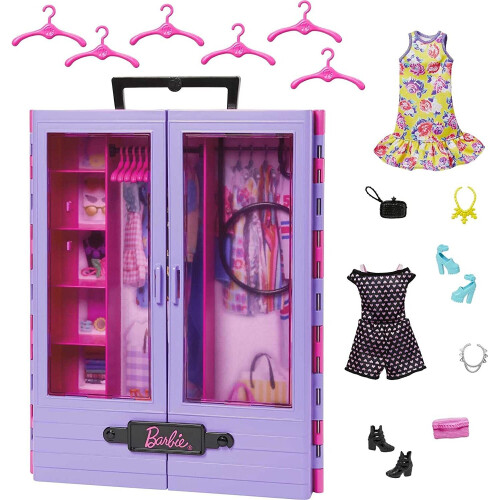 Barbie Fashionistas Ultimate Closet Hangars Purple with Fold