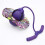 (Purple) Pogo Jumping Ball Balance Board With Handle Explosion Proof Exercise Bouncing Ball 2