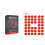 (Red) 60pcs Set Shaped Earplug Moldable Anti-noise Soft Earbud Sleeping Protection 2