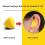 (Yellow) 60pcs Set Shaped Earplug Moldable Anti-noise Soft Earbud Sleeping Protection 2