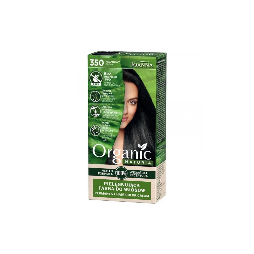 JOANNA Organic Vegan hair dye 350 Ebony