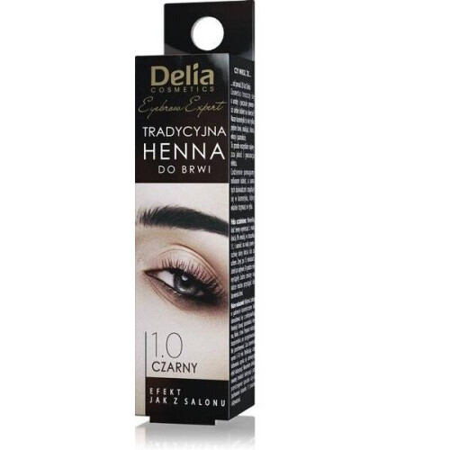 DELIA Henna traditional for eyebrows and eyelashes black