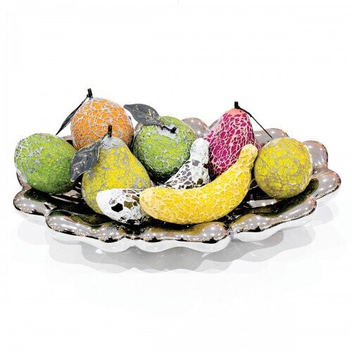 Platinum Perforated Oval Bowl - CP19 2