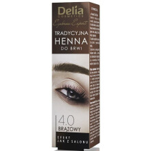 DELIA Henna traditional for eyebrows and eyelashes brown