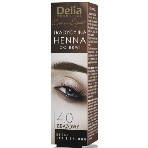 DELIA Henna traditional for eyebrows and eyelashes brown
