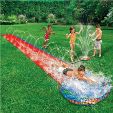 2 in 1 Water Slide and Sprinkler Garden Outdoor Game Summer Fun Best