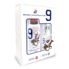 Eau De Toilette, Beverly Hills Polo Club, For Men, 50 ml + 1982 - Sport 9, Anti-Perspirant, Deodorant Spray, For Women, 150 ml