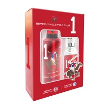 Eau De Toilette, Beverly Hills Polo Club, For Men, 50 ml + 1982 - Sport 1, Anti-Perspirant, Deodorant Spray, For Men, 175 ml