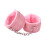 PU Leather Cushioned Wrist & Ankle Cuffs (Pink) 1
