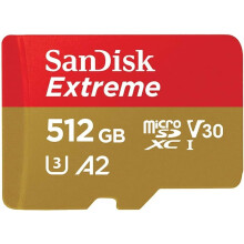 Sandisk Micro SD Extreme 190MB/s Flash Memory Card 512GB
