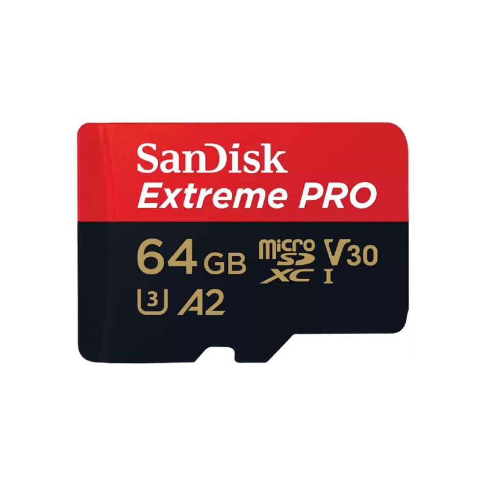 Sandisk Micro Sd Extreme Pro 200Mb/S Flash Memory Card 64Gb