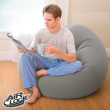 Grey Relax and Comfortable Inflatable Chair Seat Furniture Best