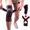 (Red, XL) Sports Knee Pad Elastic Bandage Compression Breathable Knee Support Protector Brace 1