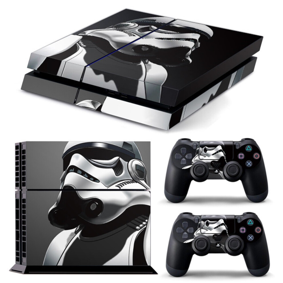 (Stormtrooper) Ps4 Wrap Sticker Cover For Console And Controller 5056543415127