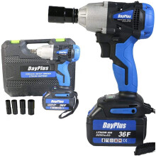 21V Cordless Impact Wrench Car Repair Wheel Nut Gun Electric 420 N.M High Torque Impact