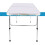 Bowose 90cm x 60cm Folding Camping Picnic Table Adjustable 5