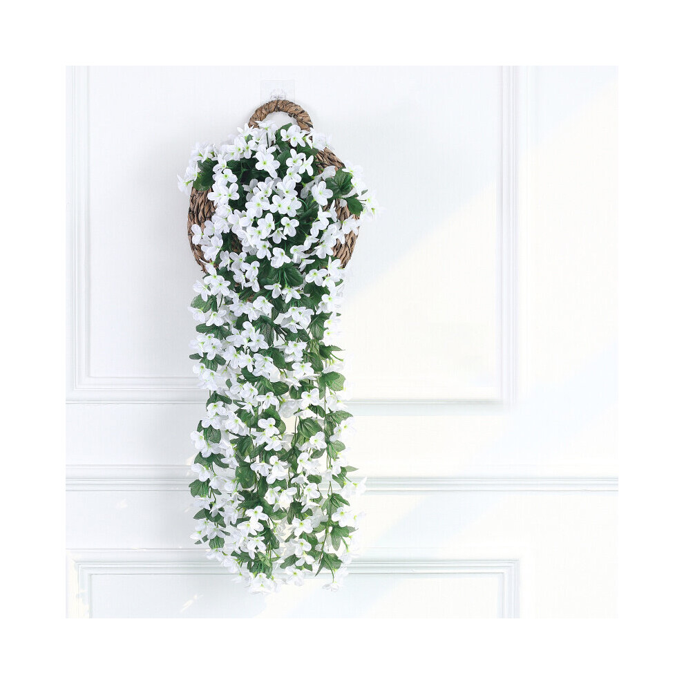 Living And Home Decorative Wall Hanging Artificial Violet Vine Plant