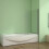 AICA Pivot Bath Shower 6mm Screen Tempered Glass Door Panel 5