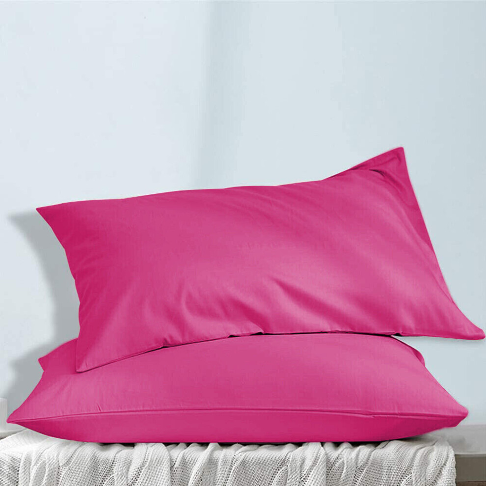 (Pink) 2 X Pillow Case Luxury Housewife Pillow Cover