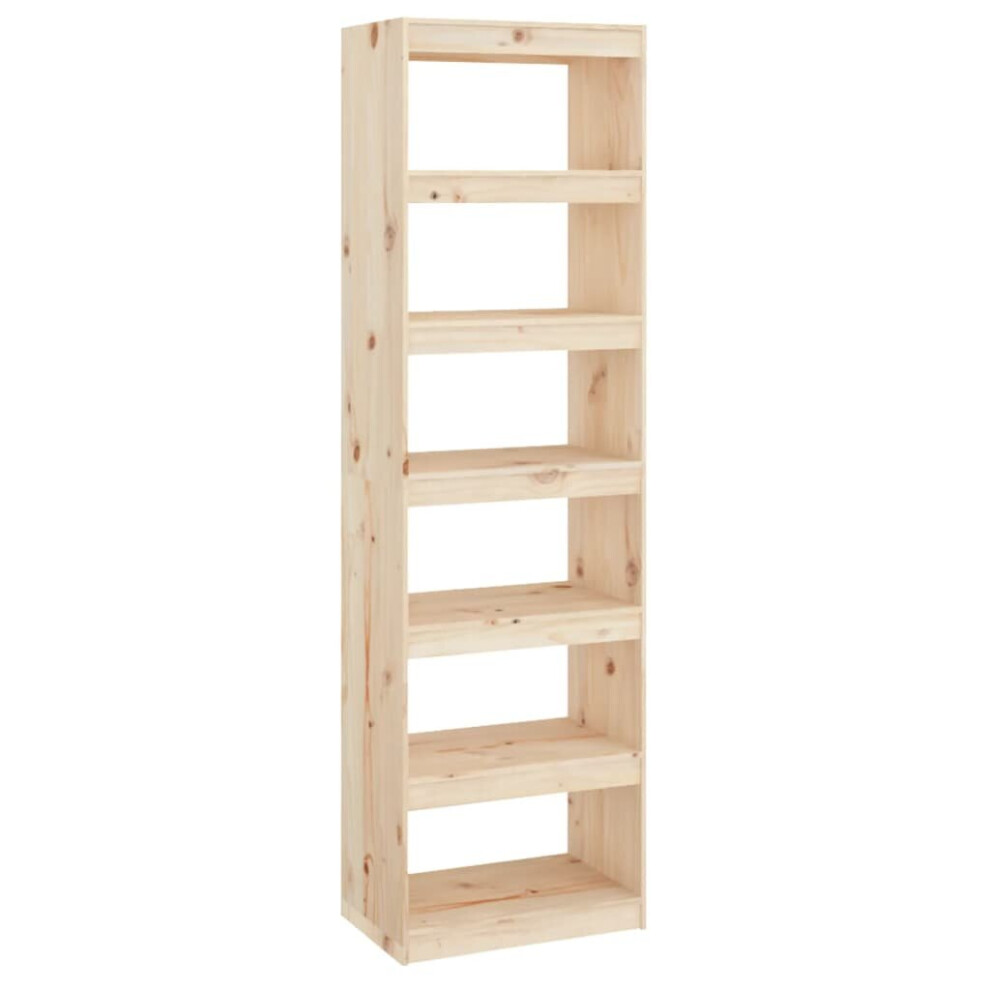 vidaXL Solid Wood Pine Book Cabinet/Room Divider Wooden Book Rack Furniture-image-OPC-P9HNGKZ-NEW