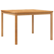 vidaXL Solid Teak Wood Garden Dining Table Outdoor Terrace Patio Dinner Table