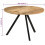 VidaXL vidaXL Solid Wood Mango Dining Table Dining Room Kitchen Round Dinner Table 4