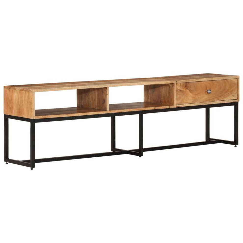 Vidaxl Solid Wood Acacia Tv Cabinet Home Indoor Bedroom Sideboard Tv Stand