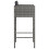 VidaXL vidaXL Barhocker 4 Stk. mit Kissen Grau Poly Rattan 5