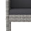 VidaXL vidaXL Barhocker 4 Stk. mit Kissen Grau Poly Rattan 6