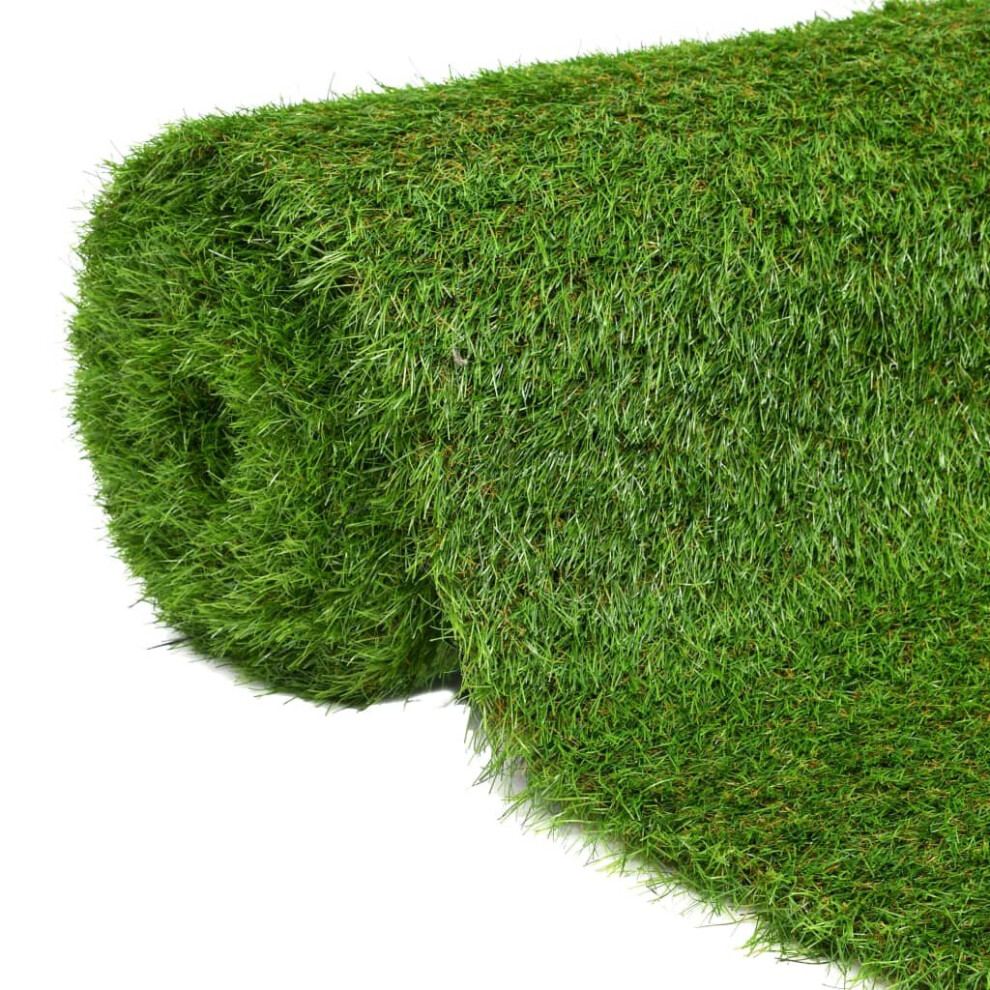 vidaXL Artificial Grass Green Coloured Fake Fresh Turf Synthetic Grass Mat