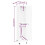 VidaXL vidaXL Locker Cabinet White 45 cm Steel Storage Home Office Cabinet Furniture 2