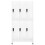 VidaXL vidaXL Locker Cabinet White Steel Office Storage Locker Cabinet Furniture 2