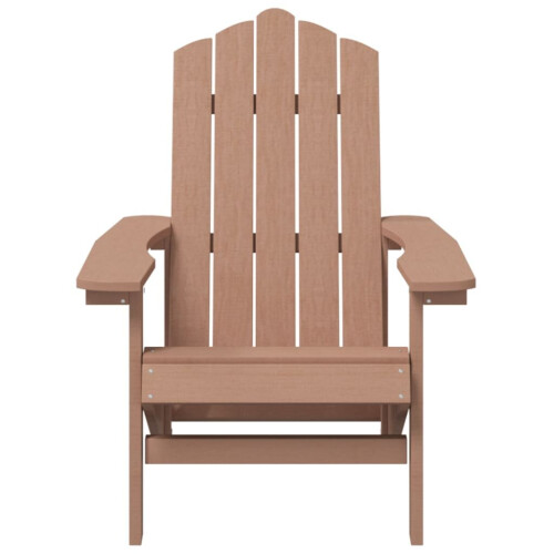 VidaXL vidaXL Adirondack-Gartenstuhl HDPE Braun 2